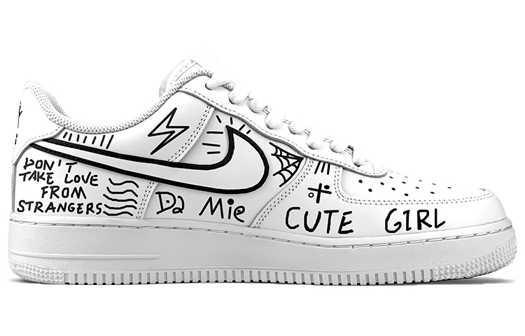 Order ナイキ AF1 ロー LE "ラブレター" (Nike AF1 Low LE "Love Letter") DH2920-111(TeamY-手写的情话女款-)