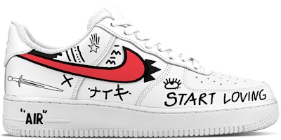 ナイキ AF1 ロー LE "ラブレター" (Nike AF1 Low LE "Love Letter") DH2920-111(TeamY-手写的情话女款-) Lookbook ナイキ AF1 ロー LE "ラブレター" (Nike AF1 Low LE "Love Letter") DH2920-111(TeamY-手写的情话女款-)