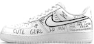 Shop ナイキ AF1 ロー LE "ラブレター" (Nike AF1 Low LE "Love Letter") DH2920-111(TeamY-手写的情话女款-)