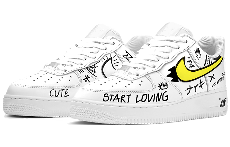 Details for ナイキ AF1 ロー LE "ラブレター" (Nike AF1 Low LE "Love Letter") DH2920-111(TeamY-手写的情话女款-)