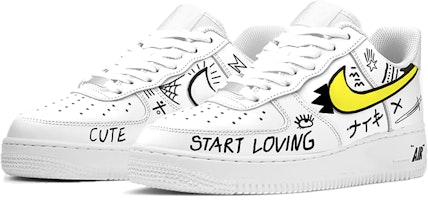 ナイキ AF1 ロー LE "ラブレター" (Nike AF1 Low LE "Love Letter") DH2920-111(TeamY-手写的情话女款-) Details for ナイキ AF1 ロー LE "ラブレター" (Nike AF1 Low LE "Love Letter") DH2920-111(TeamY-手写的情话女款-)