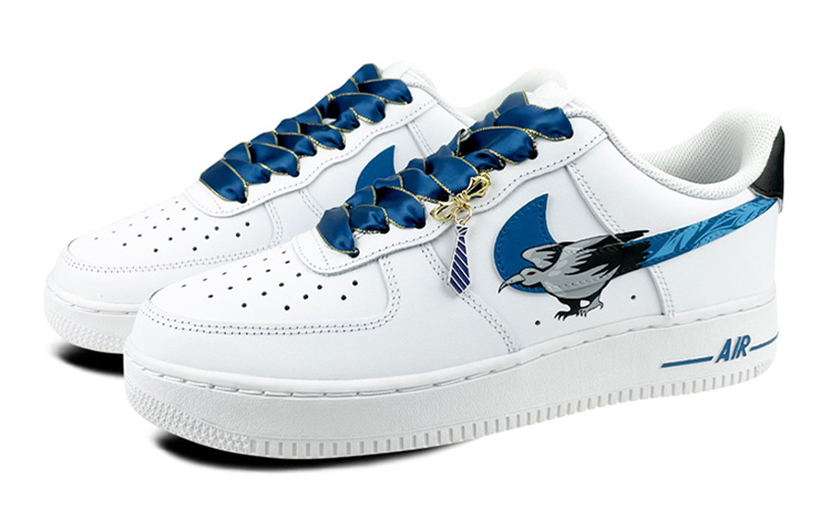 Lookbook ナイキ エアフォース1 LE "レイブンクロー" カスタム DH2920-111(Team叁-女款拉文克劳蓝鹰)
