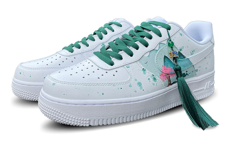 Shop Zapatillas Nike Air Force 1 Low LE 'Pueblo Acuático Jiangnan' DH2920-111(TeamD-GS款江南水乡蓝绿白)