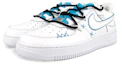 Lookbook Zapatillas Nike Air Force 1 Low LE 'Paper Plane Graffiti' Blanco-Azul DH2920-111(Team47-女款鬼脸飞机解SBOX)