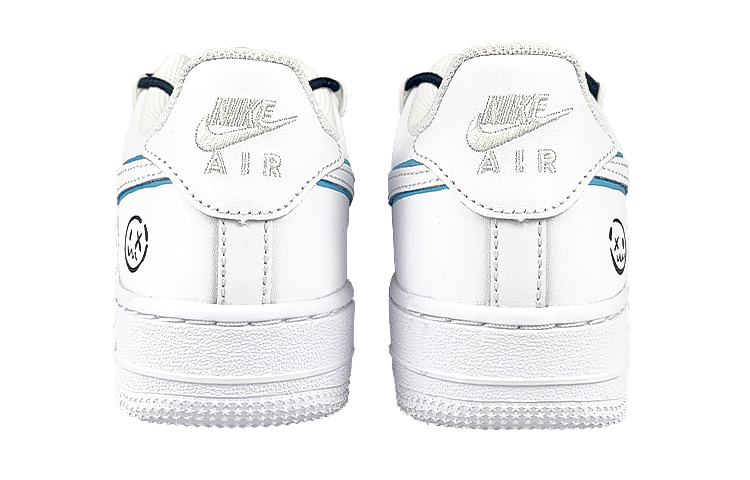 Purchase [定制鞋款] 耐克空军1号低帮 LE '纸飞机涂鸦 白-蓝' DH2920-111(Team47-女款鬼脸飞机解SBOX)