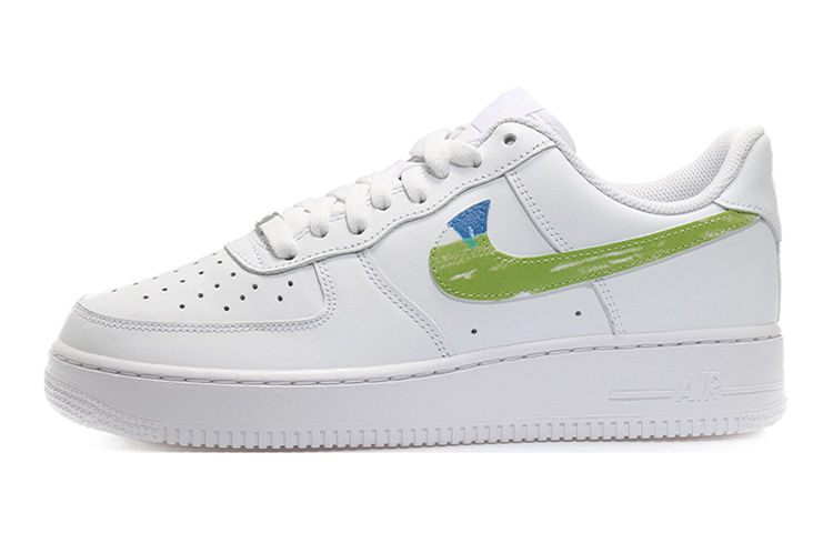 Buy 나이키 에어포스 1 로우 '파스텔 스우시 커스텀 블루-그린-화이트' DH2920-111(Team10-小清新油画QD)