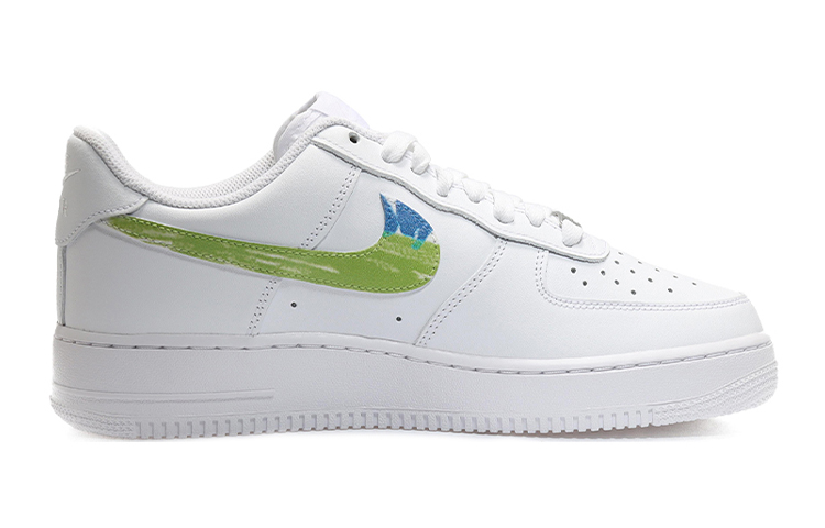 Order 나이키 에어포스 1 로우 '파스텔 스우시 커스텀 블루-그린-화이트' DH2920-111(Team10-小清新油画QD)