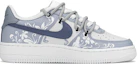 Order 【定制球鞋】 Nike Air Force 1 Low LE 空軍一號 復古女孩 特殊禮盒 手繪噴繪 印花圖案 低幫 板鞋 GS 藍紫