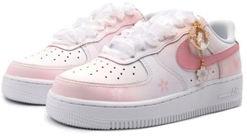 【定制鞋款】耐克空军1号低帮 LE '樱花花瓣爱心' DH2920-111(TeamS-七夕樱花S-BOX) Lookbook 【定制鞋款】耐克空军1号低帮 LE '樱花花瓣爱心' DH2920-111(TeamS-七夕樱花S-BOX)