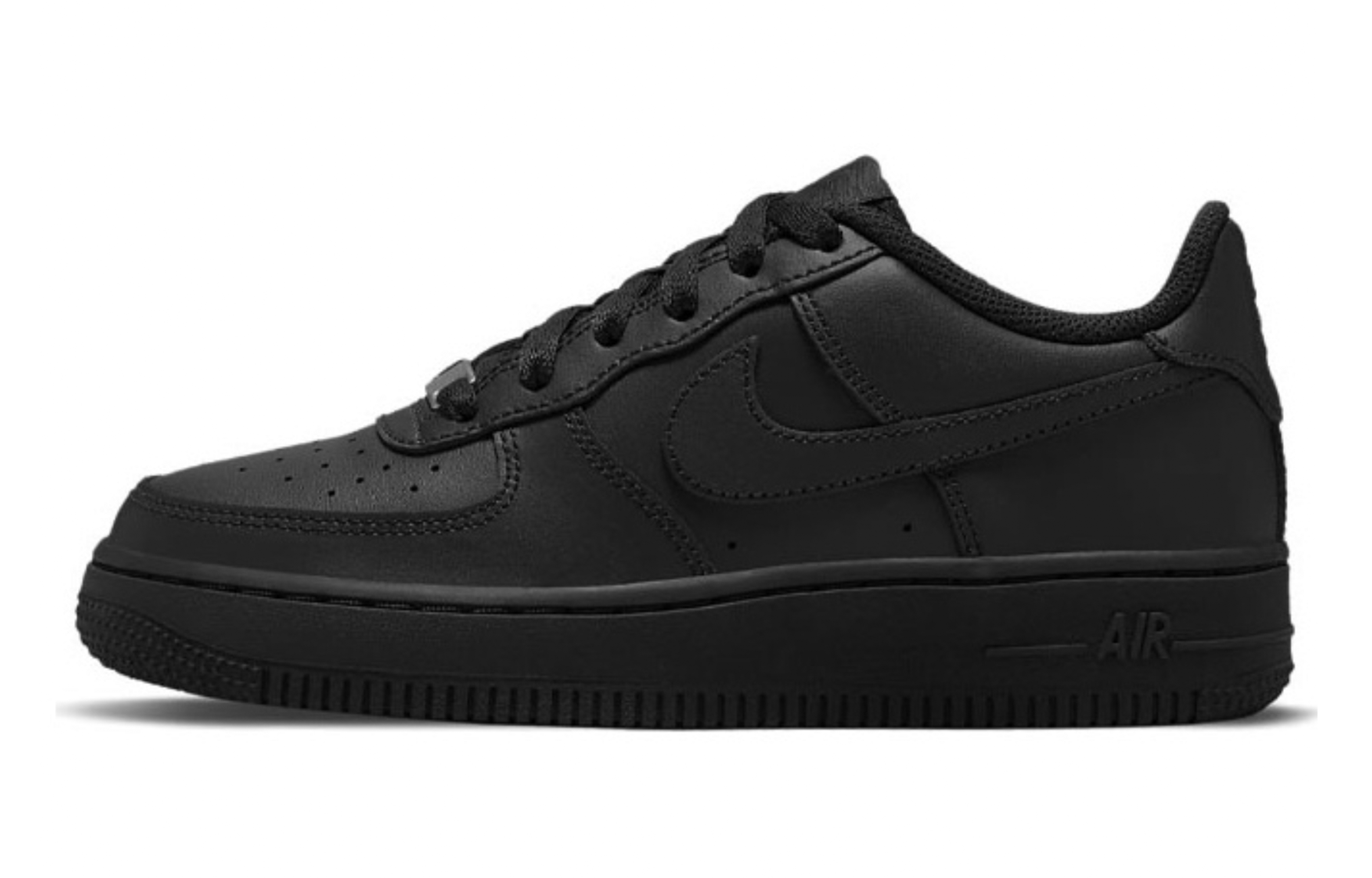 Sizing 【定制球鞋】Nike Air Force 1 Low LE 絲綢之路 中式紋理 掛繩可拆卸 國風 低幫 板鞋 GS 黑銀
