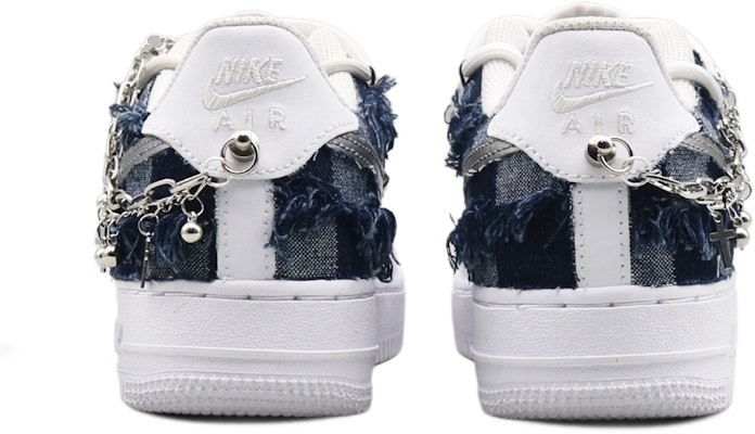 【カスタムシューズ】ナイキ エアフォース1 ローLE 'シルバーチェーン ハイストリート デニム' DH2920-111(Team8-女款高街牛仔银色) Purchase 【カスタムシューズ】ナイキ エアフォース1 ローLE 'シルバーチェーン ハイストリート デニム' DH2920-111(Team8-女款高街牛仔银色)