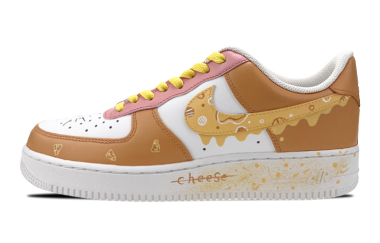 Order 【カスタムシューズ】ナイキ エアフォース1 ロー LE 'バレンタインデーチーズボックス' DH2920-111(Team叁-女款奶酪芝士S-BOX)