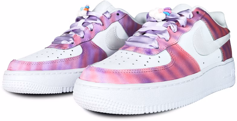 【定製球鞋】 Nike Air Force 1 Low LE 空軍一號 情人節 水彩 糖果 夢幻漸變 幻彩 低幫 板鞋 GS 粉紫 Lookbook 【定製球鞋】 Nike Air Force 1 Low LE 空軍一號 情人節 水彩 糖果 夢幻漸變 幻彩 低幫 板鞋 GS 粉紫