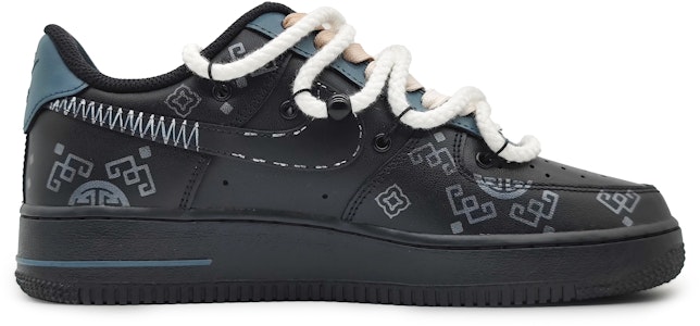 나이키 에어포스 1 로우 '실크로드' (블랙/실버) DH2920-001(Team16-女款丝绸之路解构) Order 나이키 에어포스 1 로우 '실크로드' (블랙/실버) DH2920-001(Team16-女款丝绸之路解构)