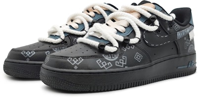 Zapatillas Nike Air Force 1 Low LE Negro Plata 'Ruta de la Seda' DH2920-001(Team16-女款丝绸之路解构) Lookbook Zapatillas Nike Air Force 1 Low LE Negro Plata 'Ruta de la Seda' DH2920-001(Team16-女款丝绸之路解构)