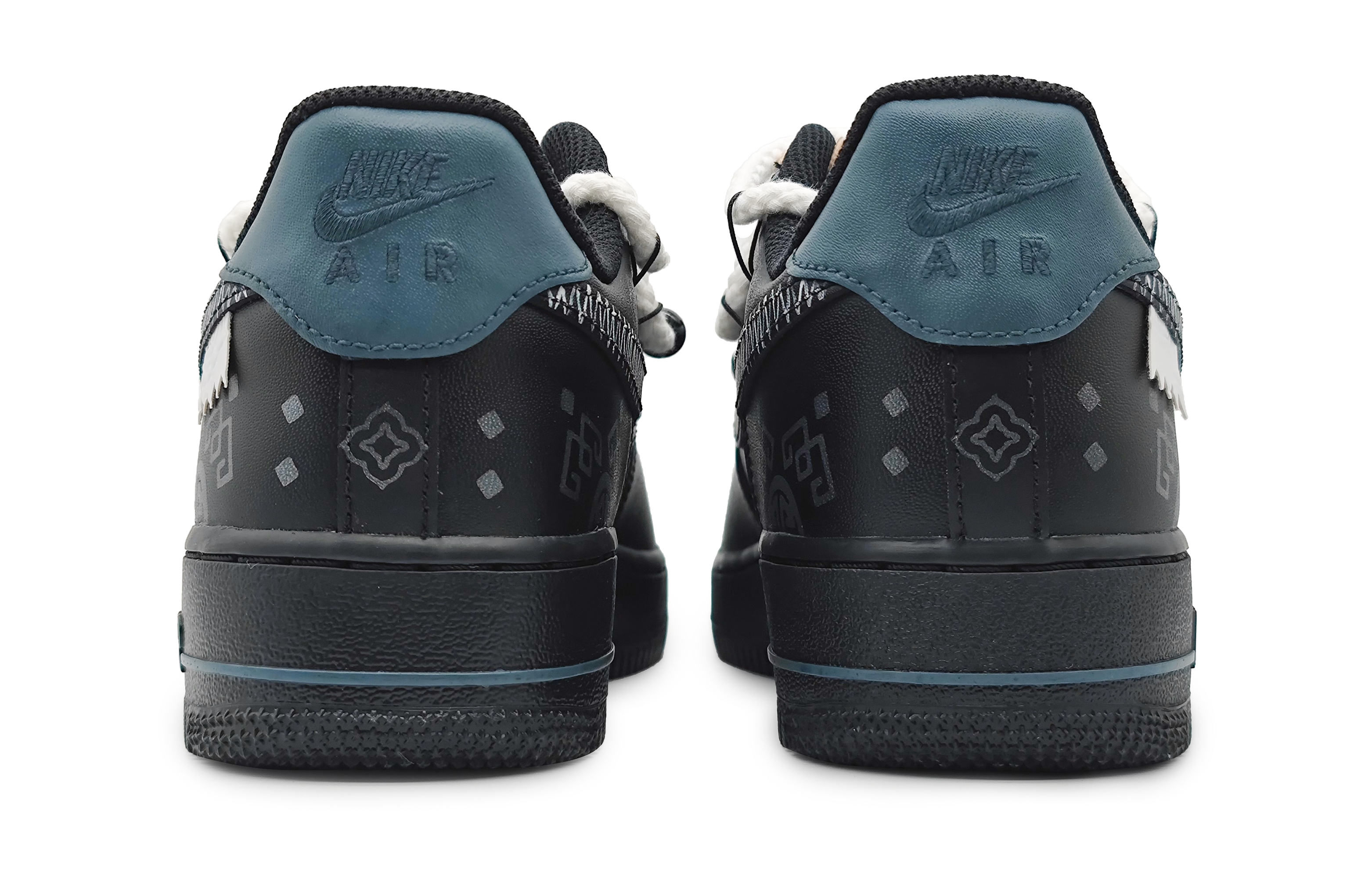 Purchase 나이키 에어포스 1 로우 '실크로드' (블랙/실버) DH2920-001(Team16-女款丝绸之路解构)