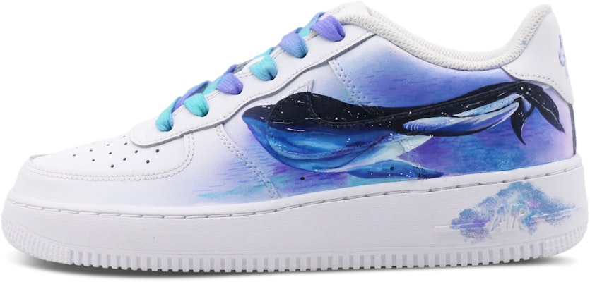 【定制鞋款】Nike Air Force 1 低帮 LE 渐变蓝紫色『星梦琨』 DH2920-111(Team8-女款手绘喷绘蓝紫) Buy 【定制鞋款】Nike Air Force 1 低帮 LE 渐变蓝紫色『星梦琨』 DH2920-111(Team8-女款手绘喷绘蓝紫)