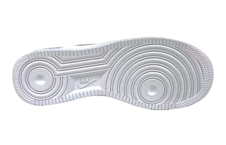 Purchase [Kasat Tangan] Nike Air Force 1 Low LE Gradient Transition Biru Ungu 'Starry Dream Kun' DH2920-111(Team8-女款手绘喷绘蓝紫)