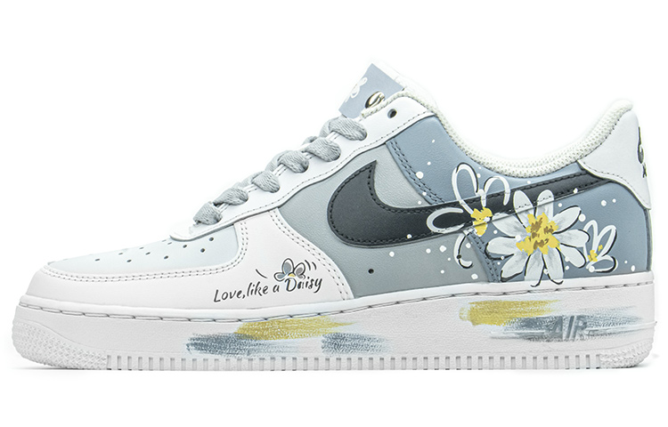 Buy 【定制球鞋】 Nike Air Force 1 Low LE FZBB 白色雛菊 特殊禮盒 低幫 板鞋 GS 藍色