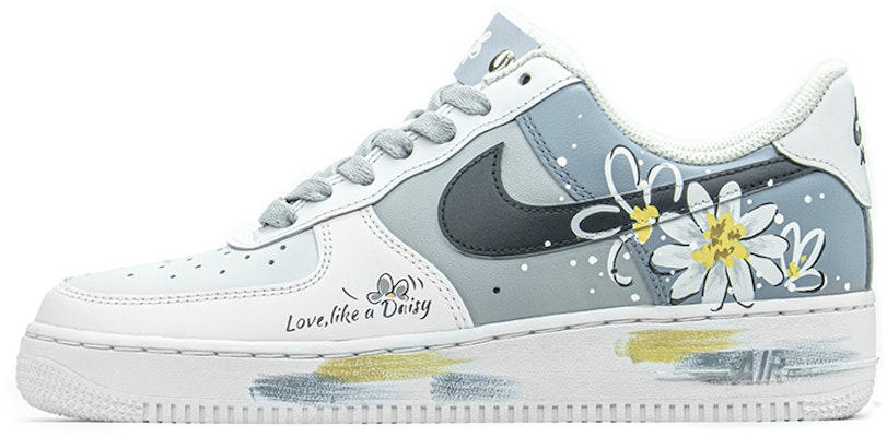 【定制球鞋】 Nike Air Force 1 Low LE FZBB 白色雛菊 特殊禮盒 低幫 板鞋 GS 藍色 Buy 【定制球鞋】 Nike Air Force 1 Low LE FZBB 白色雛菊 特殊禮盒 低幫 板鞋 GS 藍色