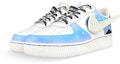 Shop Nike Air Force 1 Cyberpunk LED Blancas/Azules (Palmeras) DH2920-111(Team叁-女LED夜光椰树)