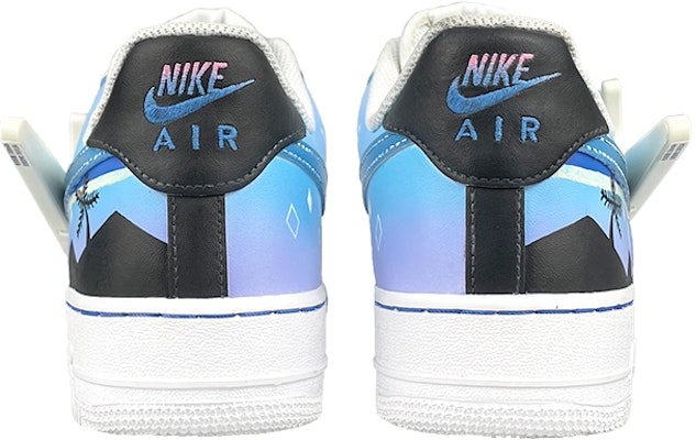 Nike Air Force 1 Cyberpunk LED Blancas/Azules (Palmeras) DH2920-111(Team叁-女LED夜光椰树) Details for Nike Air Force 1 Cyberpunk LED Blancas/Azules (Palmeras) DH2920-111(Team叁-女LED夜光椰树)