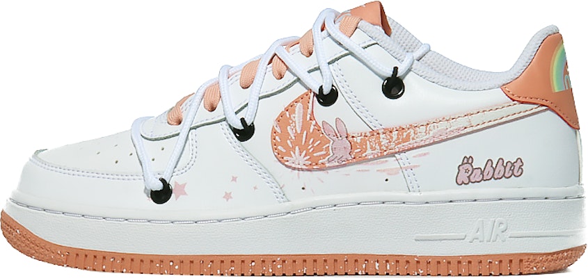 나이키 에어포스 1 LV8 '토끼 - 화이트 오렌지' (커스텀) DM0985-100(Team10-流星兔几) Buy 나이키 에어포스 1 LV8 '토끼 - 화이트 오렌지' (커스텀) DM0985-100(Team10-流星兔几)