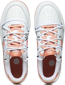 【定製球鞋】Nike Air Force 1 Low LV8 流星兔幾 經典休閒 低筒 板鞋 GS 白橙 Shop 【定製球鞋】Nike Air Force 1 Low LV8 流星兔幾 經典休閒 低筒 板鞋 GS 白橙