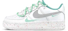 Buy 【定製球鞋】 Nike Air Force 1 Low Lv8 三鉤 解構 薄荷 潑墨 低幫 板鞋 GS 白灰綠