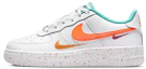 Sizing 【定製球鞋】 Nike Air Force 1 Low Lv8 三鉤 解構 薄荷 潑墨 低幫 板鞋 GS 白灰綠