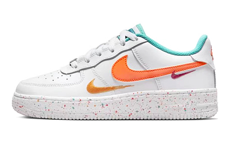 Cheap [定制鞋] 耐克Air Force 1低帮LV8‘三重橙色泼溅’ FD4626-181(Team叁-女蓝橙鞋带SBOX)