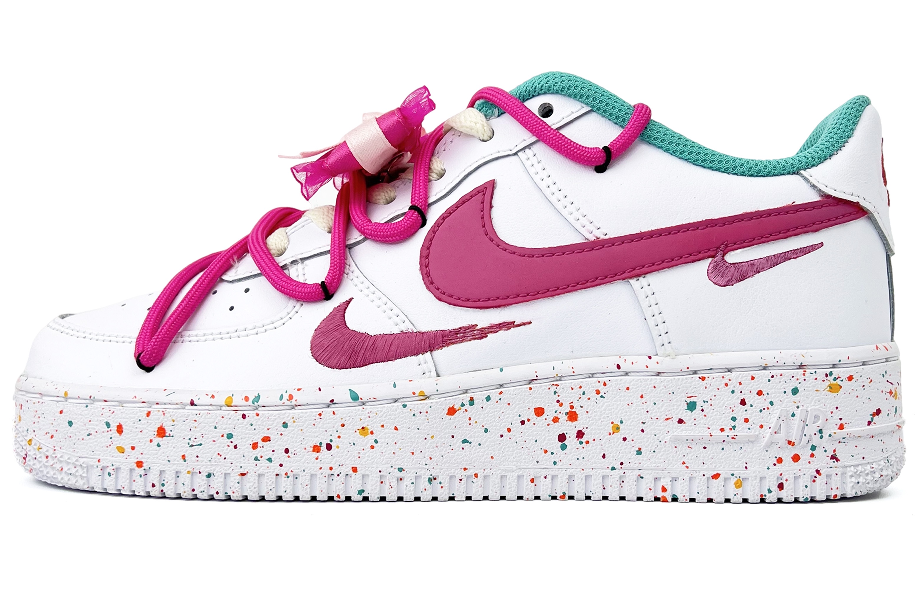 [Custom Shoes] Nike Air Force 1 Low LX 'Pink Bow'