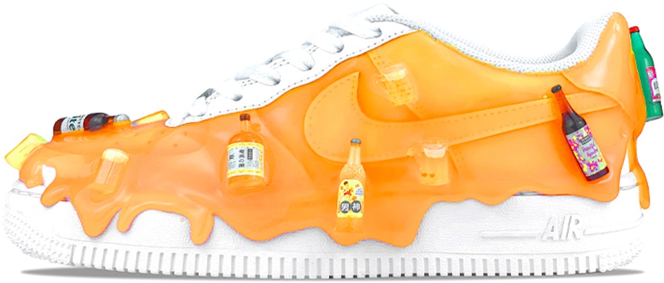 【客製球鞋】 Nike Air Force 1 Low 美食主題 情侶款 啤酒熱浪 休閒 低筒 板鞋 男女同款 橘白 Buy 【客製球鞋】 Nike Air Force 1 Low 美食主題 情侶款 啤酒熱浪 休閒 低筒 板鞋 男女同款 橘白