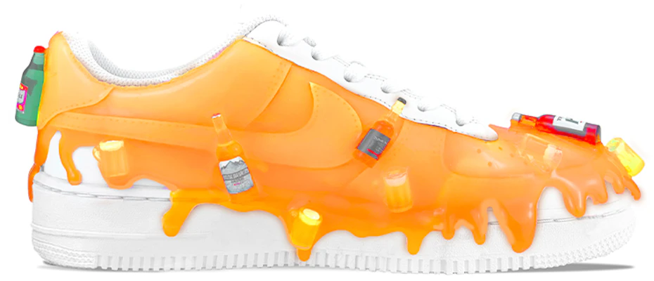 【客製球鞋】 Nike Air Force 1 Low 美食主題 情侶款 啤酒熱浪 休閒 低筒 板鞋 男女同款 橘白 Order 【客製球鞋】 Nike Air Force 1 Low 美食主題 情侶款 啤酒熱浪 休閒 低筒 板鞋 男女同款 橘白