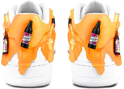 나이키 AF1 로우 오렌지 화이트 '맥주파도' (Nike AF1 Low Orange White 'Beer Wave') CW2288-111(Team-Y男女款美食主题啤酒热浪) Details for 나이키 AF1 로우 오렌지 화이트 '맥주파도' (Nike AF1 Low Orange White 'Beer Wave') CW2288-111(Team-Y男女款美食主题啤酒热浪)
