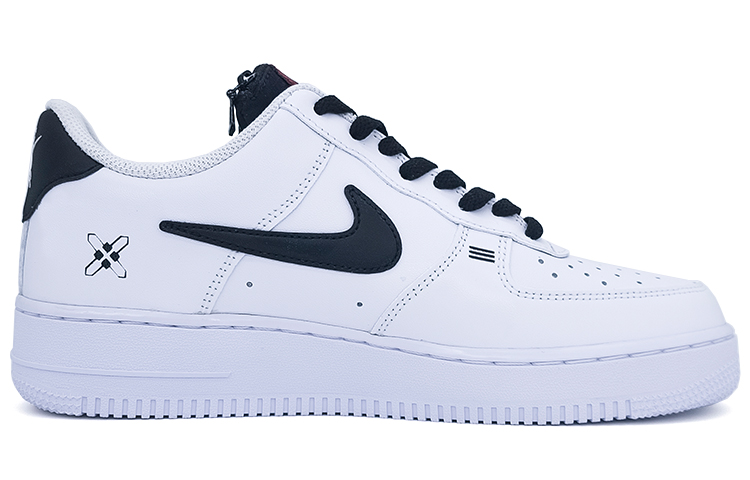 [Custom Shoes] Nike Air Force 1 Low PRM 'White-Black Print Gaming' 圖 2