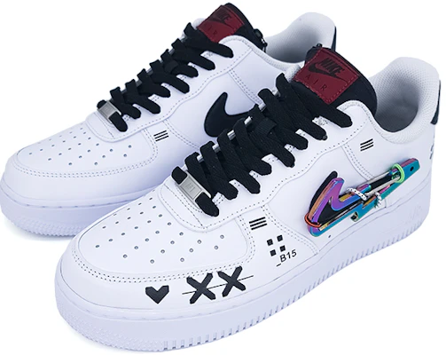 【定制球鞋】 Nike Air Force 1 Low 7 prm 印花集 圖案 電競 低幫 板鞋 低幫 板鞋 男款 白黑色 Lookbook 【定制球鞋】 Nike Air Force 1 Low 7 prm 印花集 圖案 電競 低幫 板鞋 低幫 板鞋 男款 白黑色