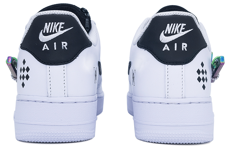 [Custom Shoes] Nike Air Force 1 Low PRM 'White-Black Print Gaming' 圖 4