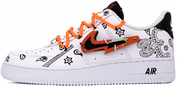 custom-shoes-nike-air-force-1-low-prm-carabiner-swoosh-white-black-red