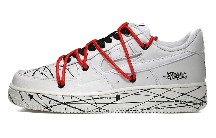 Buy ナイキ エアフォース1 ローPRM "スペックルホワイト" (カスタム) DQ7664-100(Team10-泼墨QD)