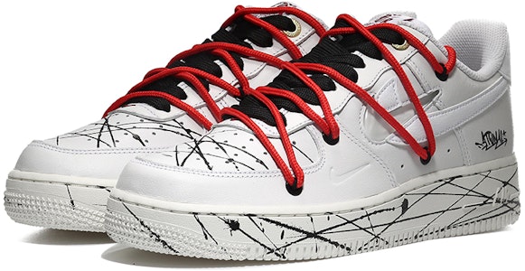 ナイキ エアフォース1 ローPRM "スペックルホワイト" (カスタム) DQ7664-100(Team10-泼墨QD) Lookbook ナイキ エアフォース1 ローPRM "スペックルホワイト" (カスタム) DQ7664-100(Team10-泼墨QD)