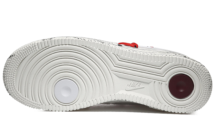 Details for ナイキ エアフォース1 ローPRM "スペックルホワイト" (カスタム) DQ7664-100(Team10-泼墨QD)