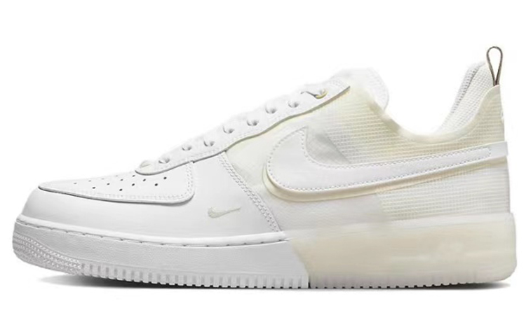 Sizing 【客製化球鞋】Nike Air Force 1 Low React 野鶴製造 可刮鞋底 解構雙鞋帶 藍色藝術館 低筒 板鞋 男女同款 白藍