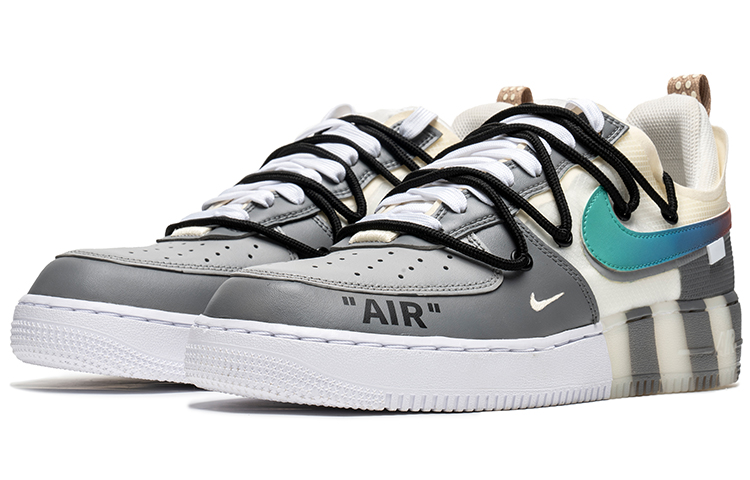 [Custom Shoes] Nike Air Force 1 Low React 'Deconstructed Back to the Future Dark Grey' 圖 3