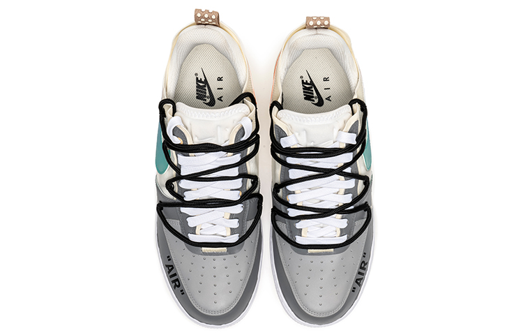 [Custom Shoes] Nike Air Force 1 Low React 'Deconstructed Back to the Future Dark Grey' 圖 4