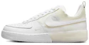Sizing 【定制球鞋】Nike Air Force 1 Low React 解構風主題 回到未來 雙鞋帶解構 低幫 板鞋 男女同款 深灰