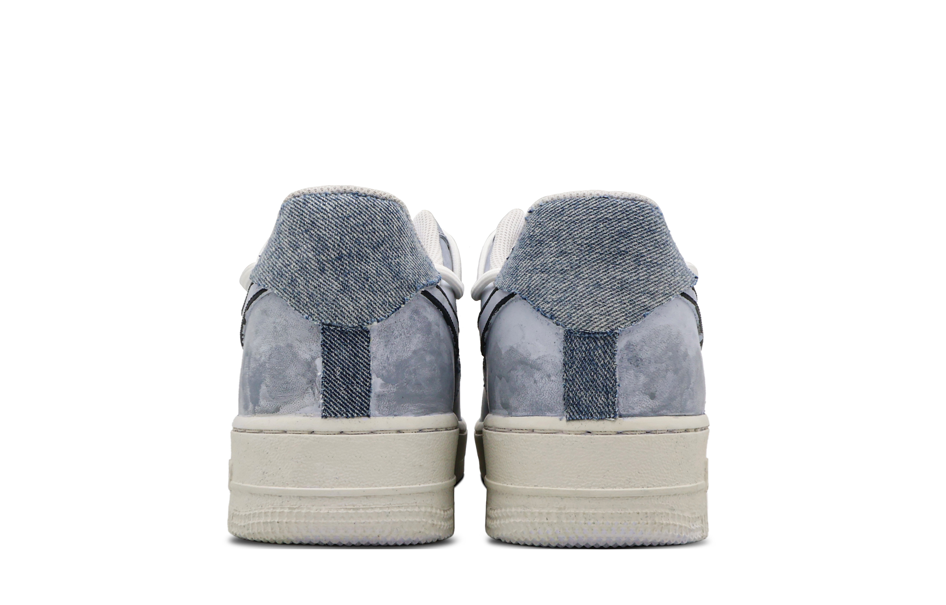 Shop [Sepatu Kustom] Nike Air Force 1 Low Retro 'Abu-abu Biru' CW2288-111(Team53-男款半岛野S-BOX)