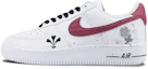 Buy 【定製球鞋】 Nike Air Force 1 Low Retro 玫瑰心事 復古潮流 低筒 板鞋 男女同款 白黑紅