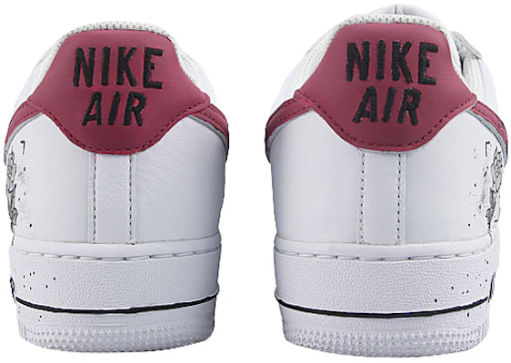 【定製球鞋】 Nike Air Force 1 Low Retro 玫瑰心事 復古潮流 低筒 板鞋 男女同款 白黑紅 Shop 【定製球鞋】 Nike Air Force 1 Low Retro 玫瑰心事 復古潮流 低筒 板鞋 男女同款 白黑紅