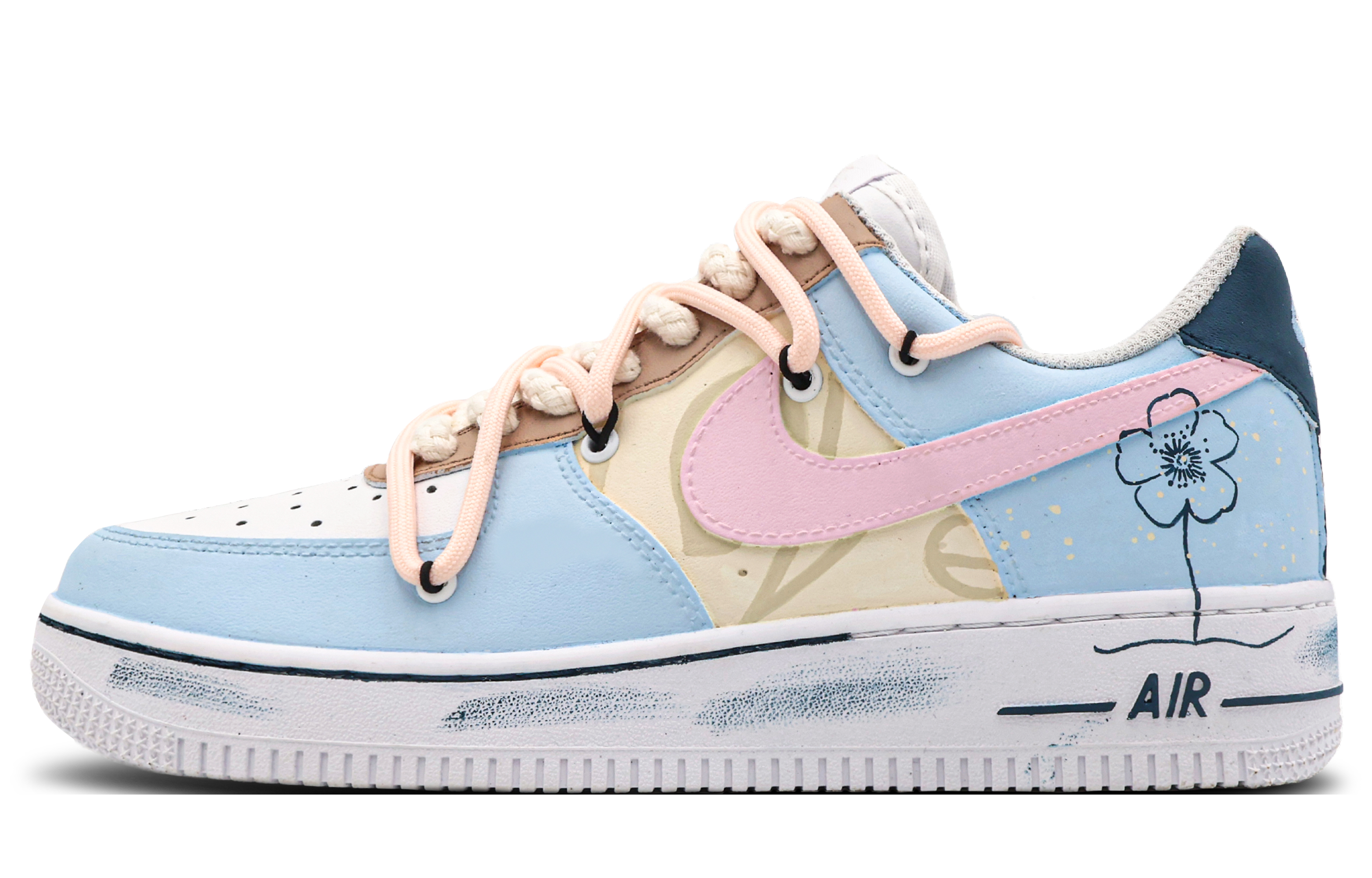 Buy [Sneakers Custom] Nike Air Force 1 Low Retro 'Sweet Summer Ocean' CW2288-111(Team53-男款甜禧海岸S-BOX)